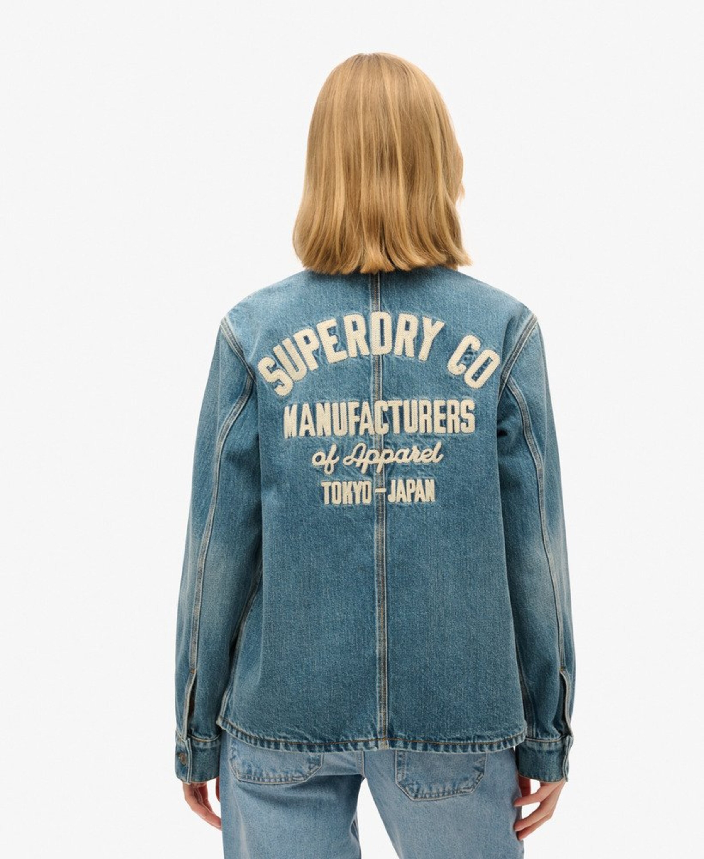 Superdry Tussenjas 'Chore' in Blauw
