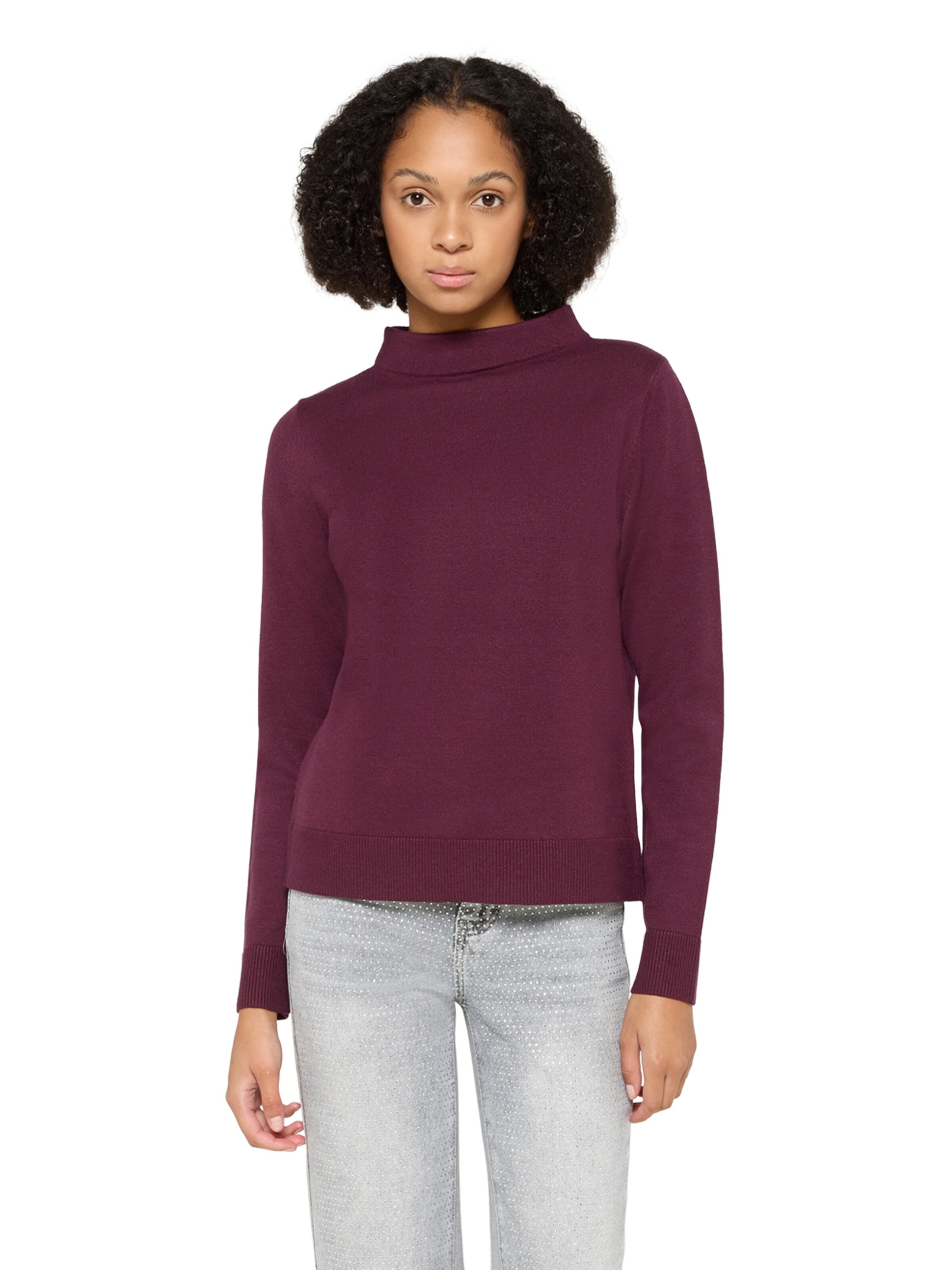 Betty Barclay Sweater in Purple: front