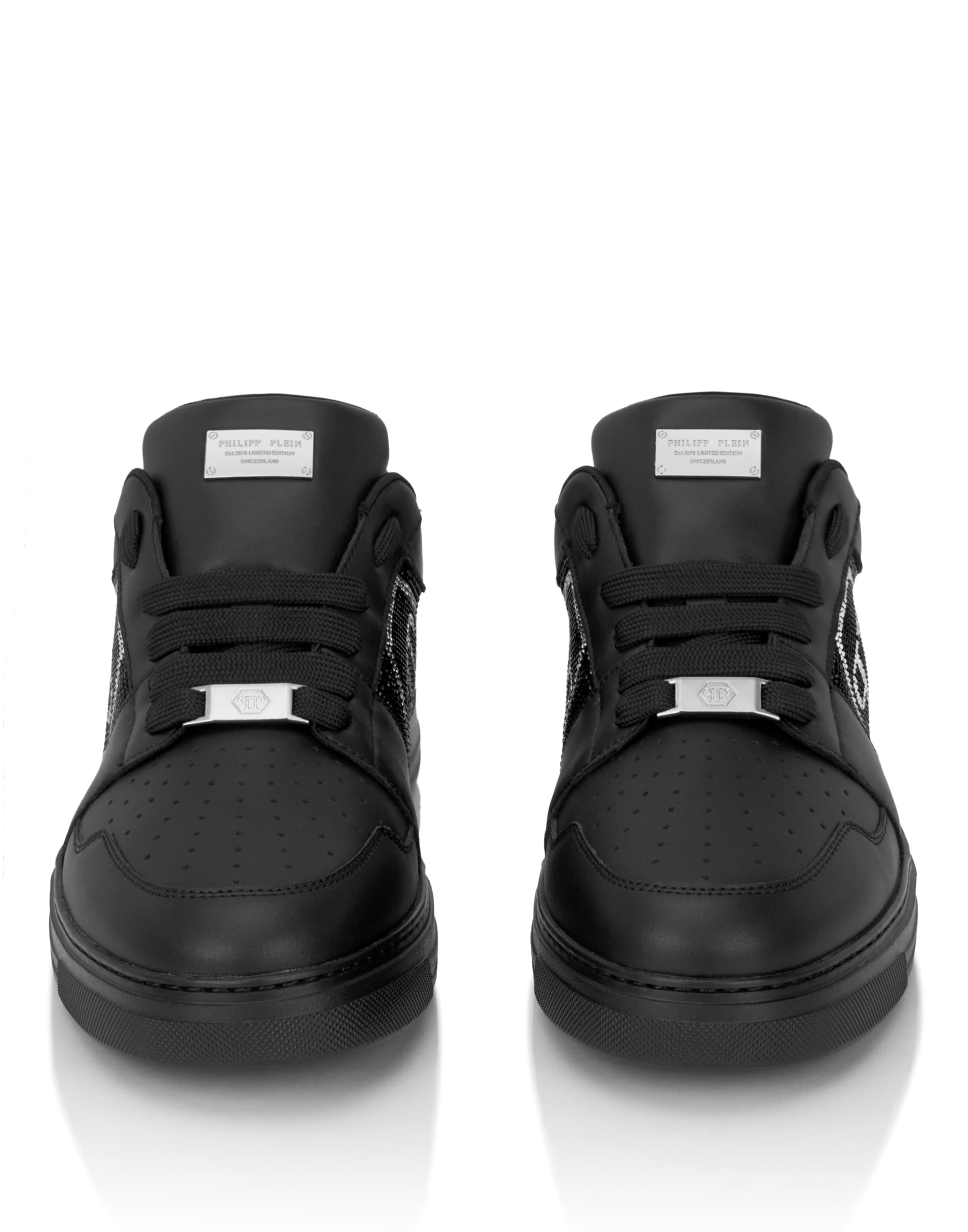 Philipp Plein Sneakers laag 'Hexagon' in Zwart