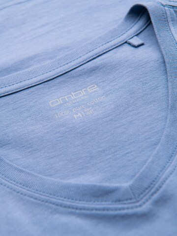 Ombre - Camiseta en azul