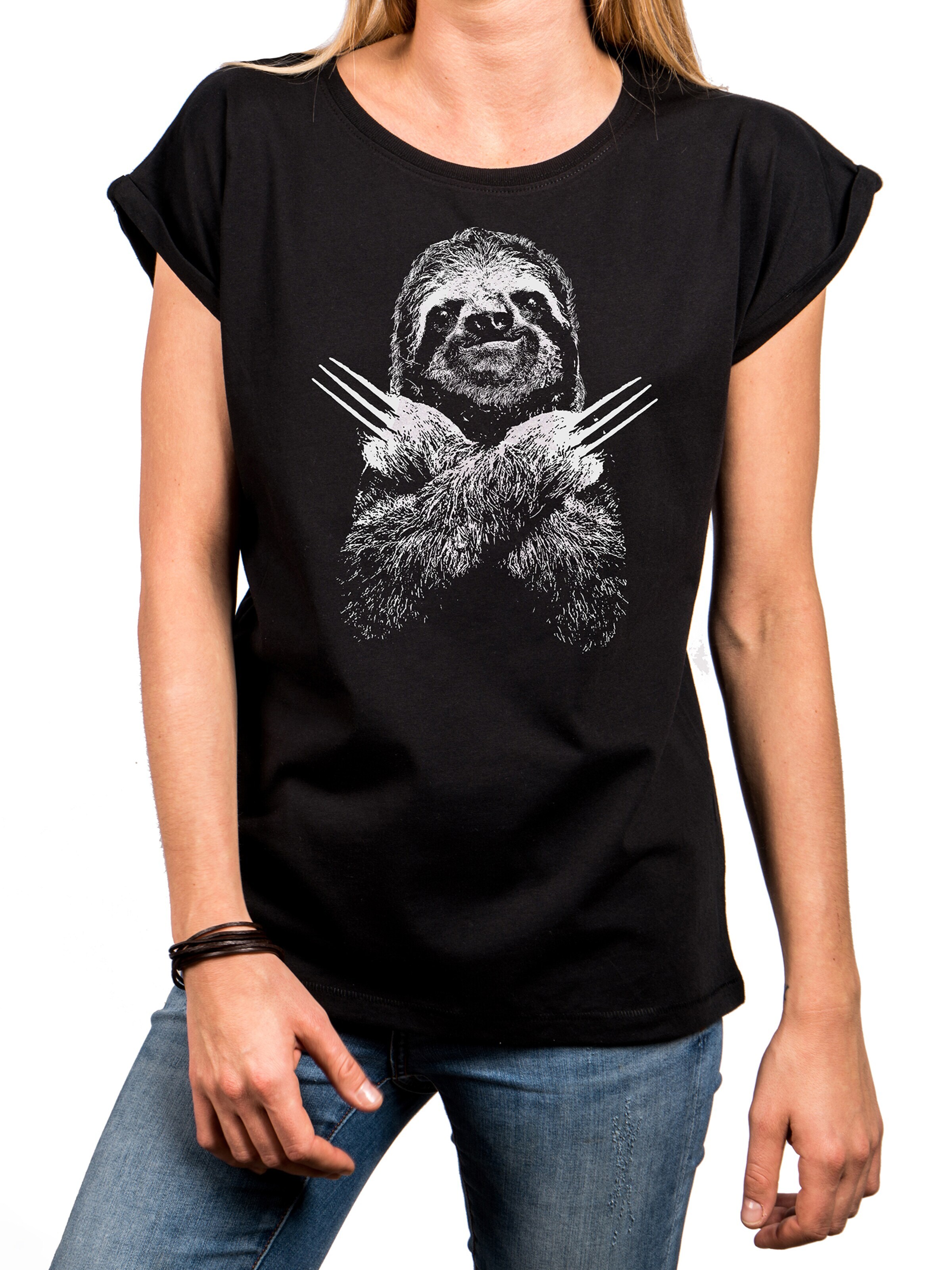 MAKAYA Shirt 'Sloth' in Black