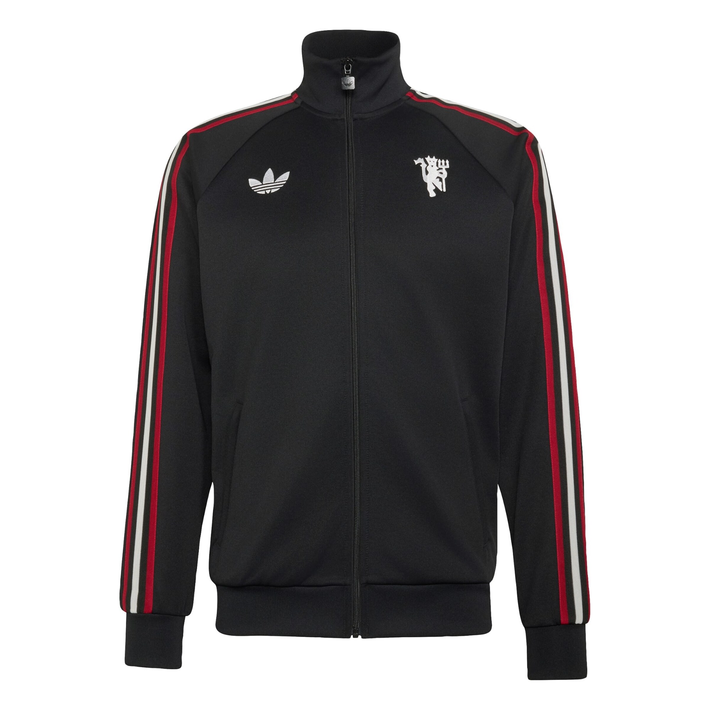 Giacca di felpa sportiva 'Manchester United Originals' ADIDAS PERFORMANCE di colore rosso scuro / nero / bianco, Visualizzazione prodotti