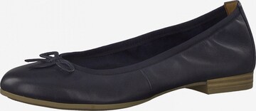 TAMARIS Ballet Flats in Blue: front