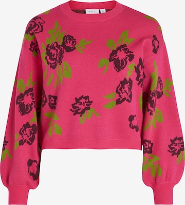 VILA Sweater 'ZASSI' in Pink: front