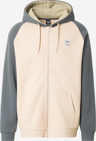 Džemperis 'De College 2' iš Iriedaily, spalva – nebalintos drobės spalva / bazalto pilka, Prekių apžvalga