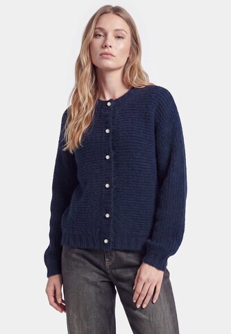 DreiMaster Vintage Knit cardigan in Blue: front