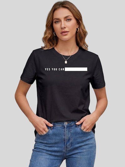 LapaPlus Shirt 'Women's Short Sleeve Shirt Summer Tops' in S in Black, Item view