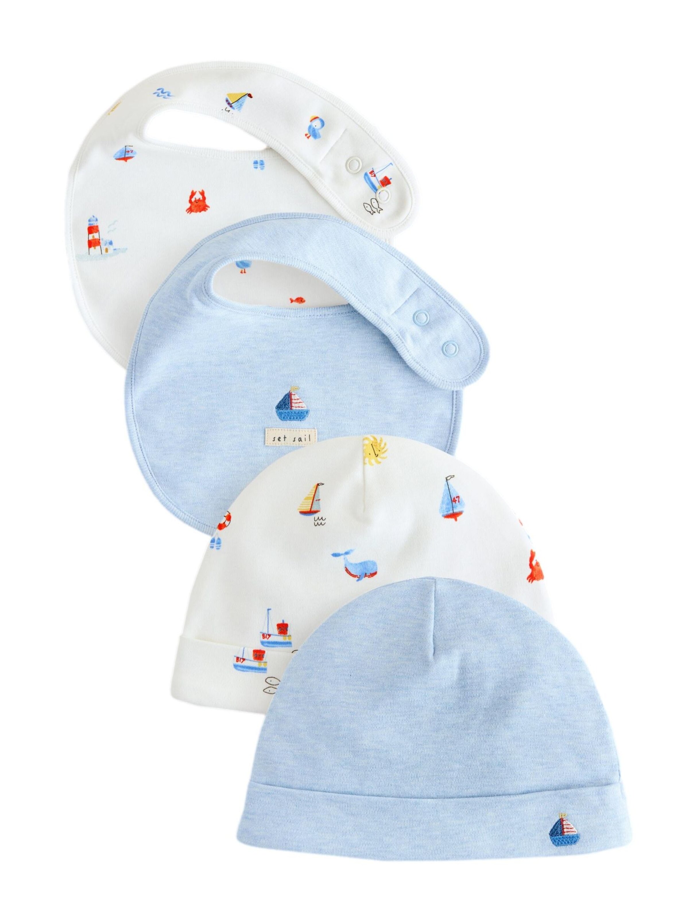 Next - Gorros em azul: frente
