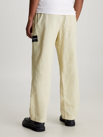 Calvin Klein Jeans Regular Bandplooibroek in Beige