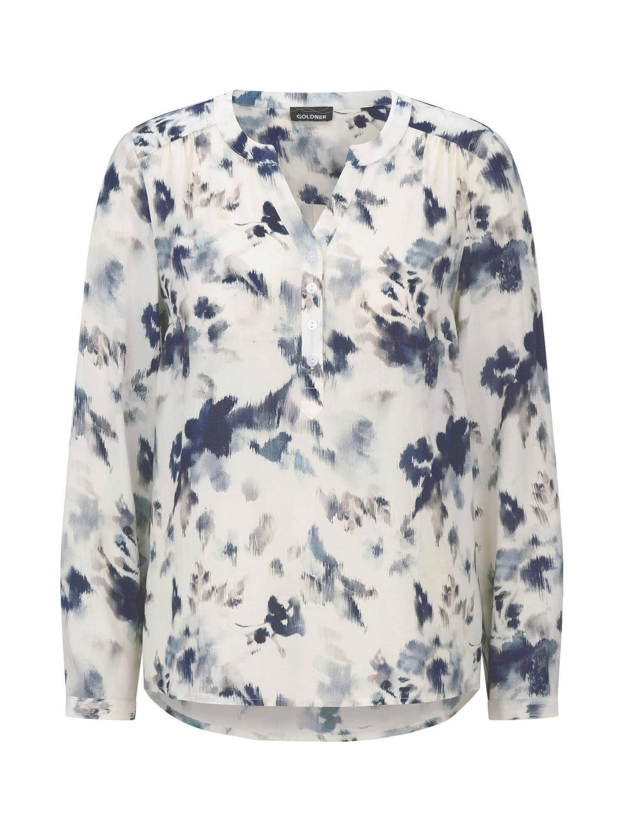 Goldner Blouse in S in Marine blue / White, Item view