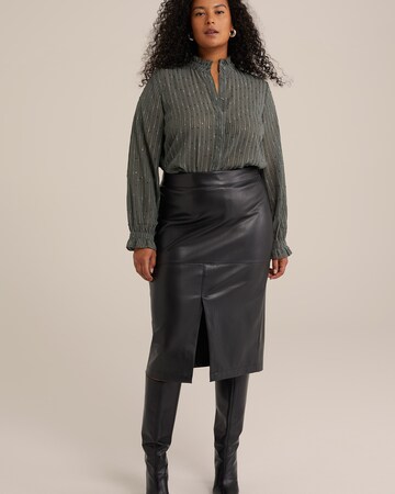 WE Fashion Bluse i grøn