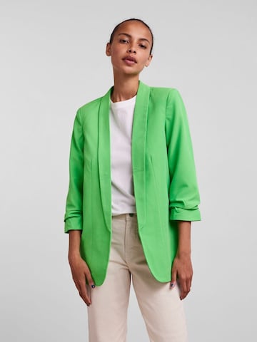 Blazer 'PCBOSELLA' PIECES en vert : devant