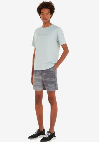 T-Shirt fonctionnel Calvin Klein Sport en bleu