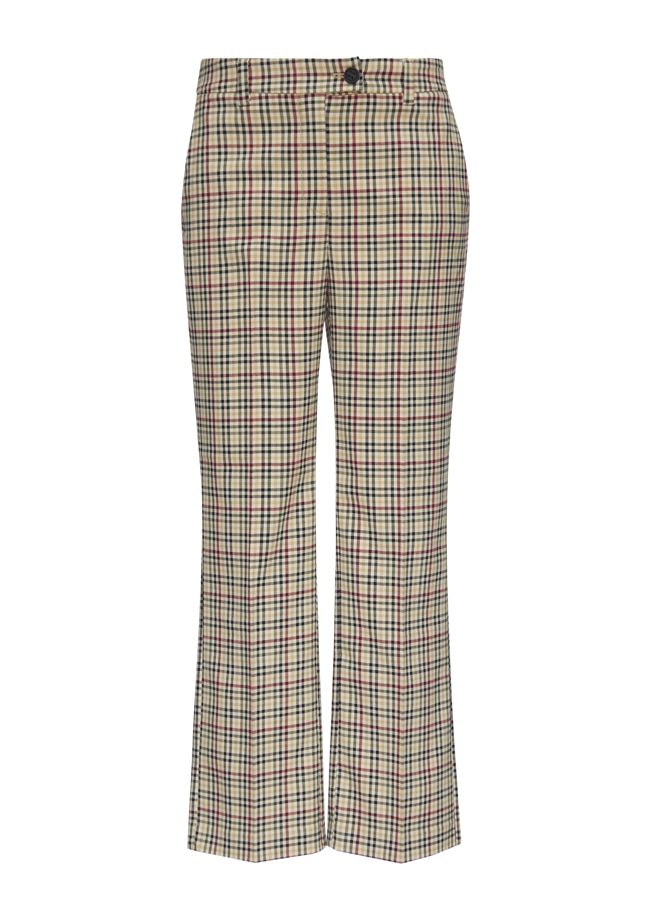 s.Oliver Обычный Штаны в Бежевый: спереди