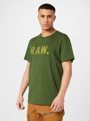 T-Shirt 'Stencil' G-Star RAW en mélange de couleurs : devant