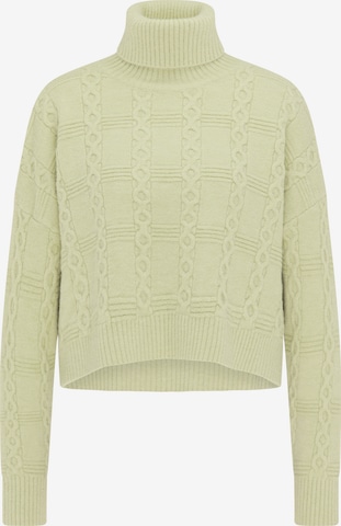 Pull-over myMo NOW en vert : devant