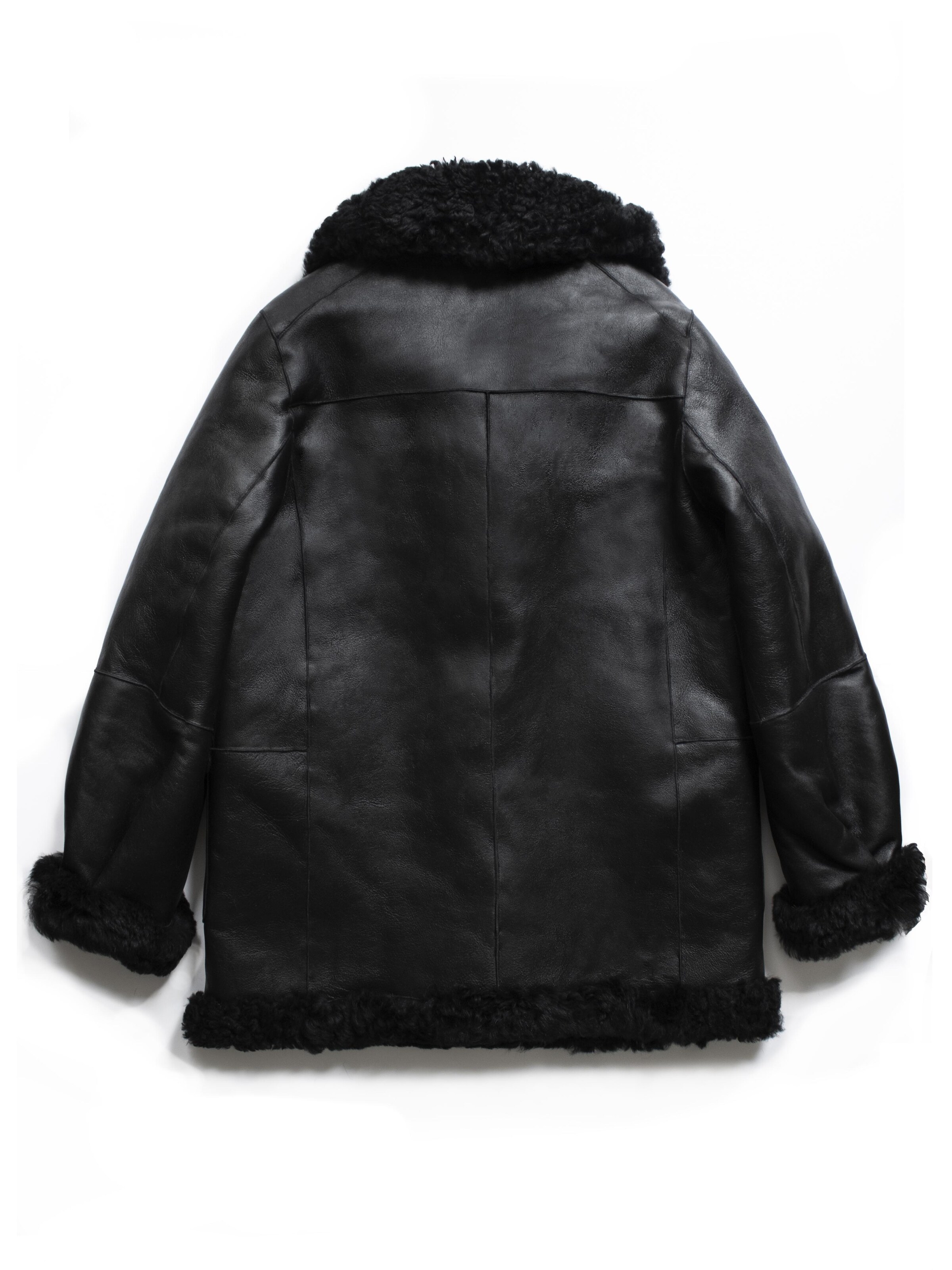 Just things we like - Abrigo de invierno 'MIO Reversible Shearling Coat' en negro