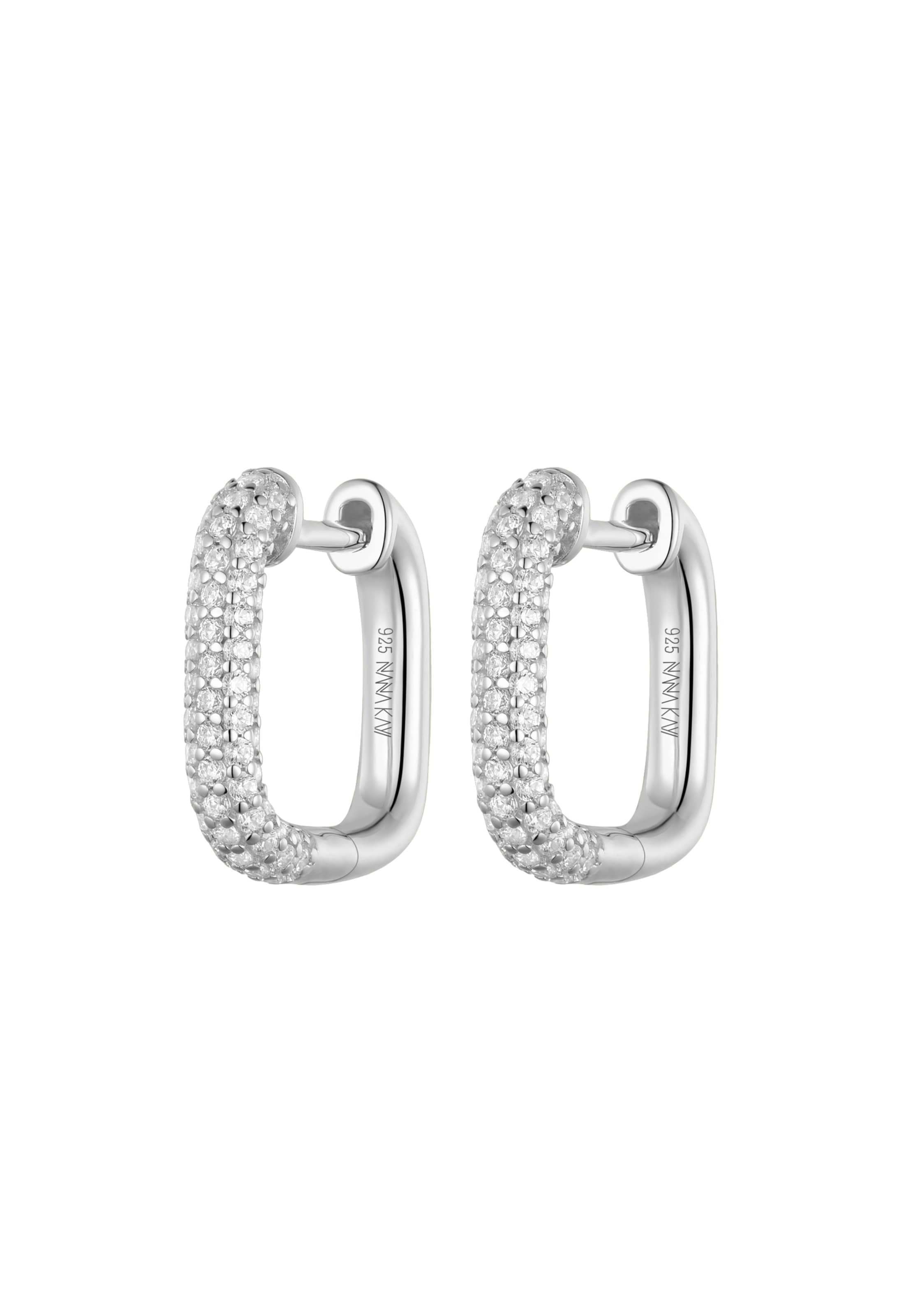Nana Kay Earrings 'French Chic' in Silver: front