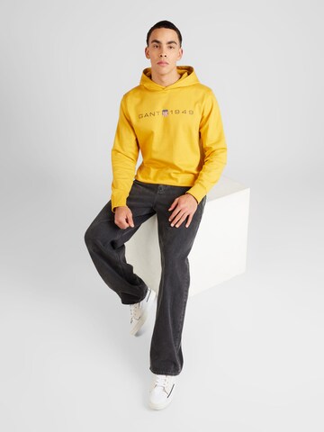 GANTSweater majica - žuta boja
