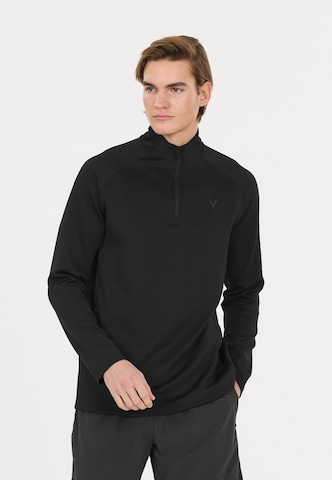 Virtus Midlayer 'Josen' in Schwarz: Vorderseite