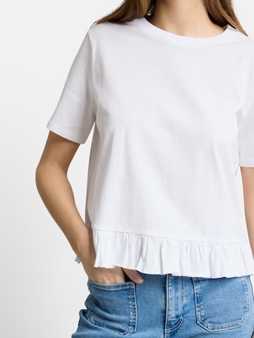 TOM TAILOR DENIM T-Shirt in Weiß