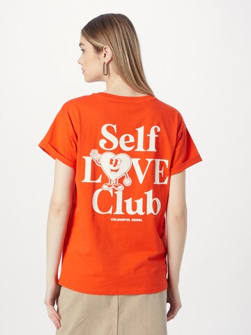 T-shirt Colourful Rebel en orange