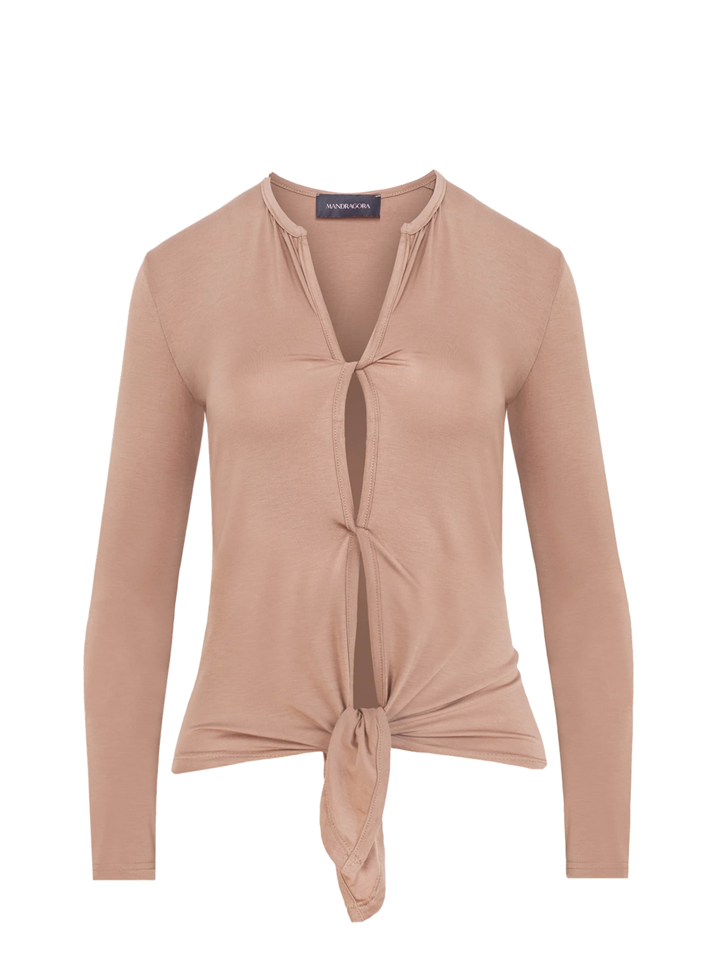 mandragora Bluse 'Parfo'‌‌‌‌‌‌ in Braun: Vorderseite