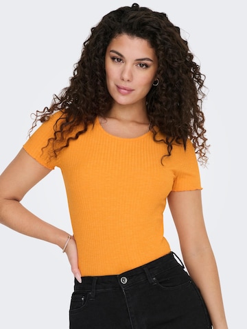 ONLY T-Shirt 'Emma' in Orange