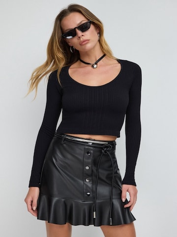 No Matter What Shirt 'Ball' in Zwart