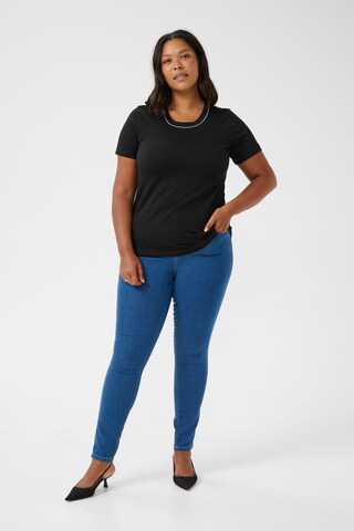 KAFFE CURVE Shirt 'KC Viana' in Zwart
