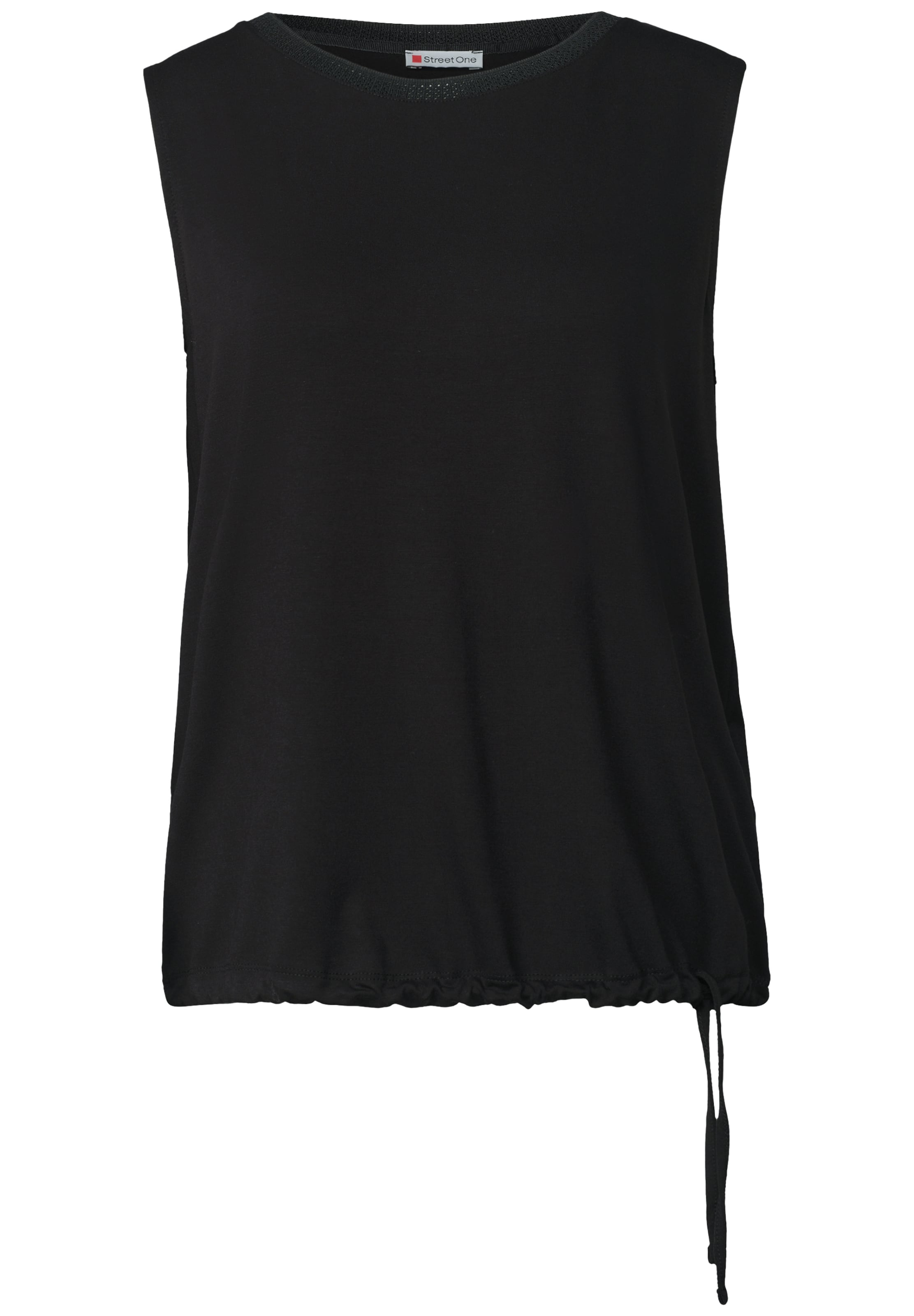 STREET ONE Top in Schwarz: Vorderseite
