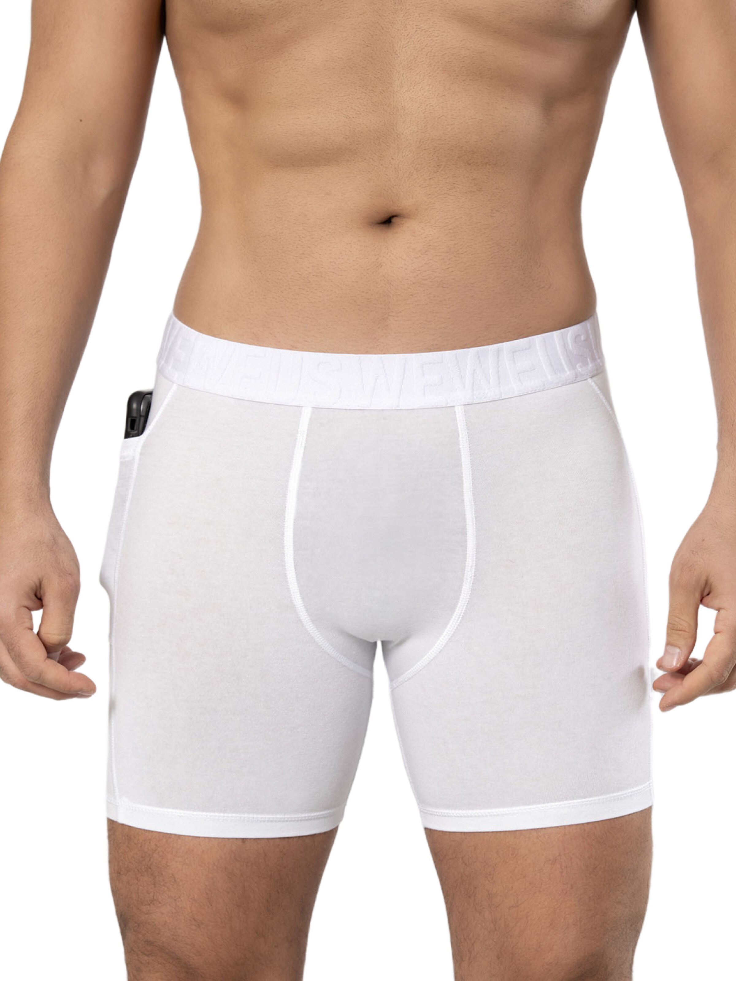 Weweus Boxershorts in Wit: voorkant