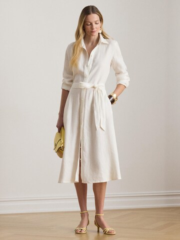 Lauren Ralph Lauren Kleid 'CLASSIC' in Weiß: Vorderseite