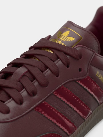 Sneaker low 'SAMBA' de la ADIDAS ORIGINALS pe roșu