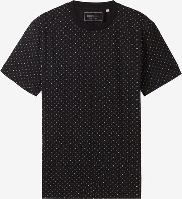 T-Shirt TOM TAILOR DENIM en noir : devant