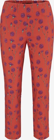 Aniston CASUAL Pajama Pants in Orange: front