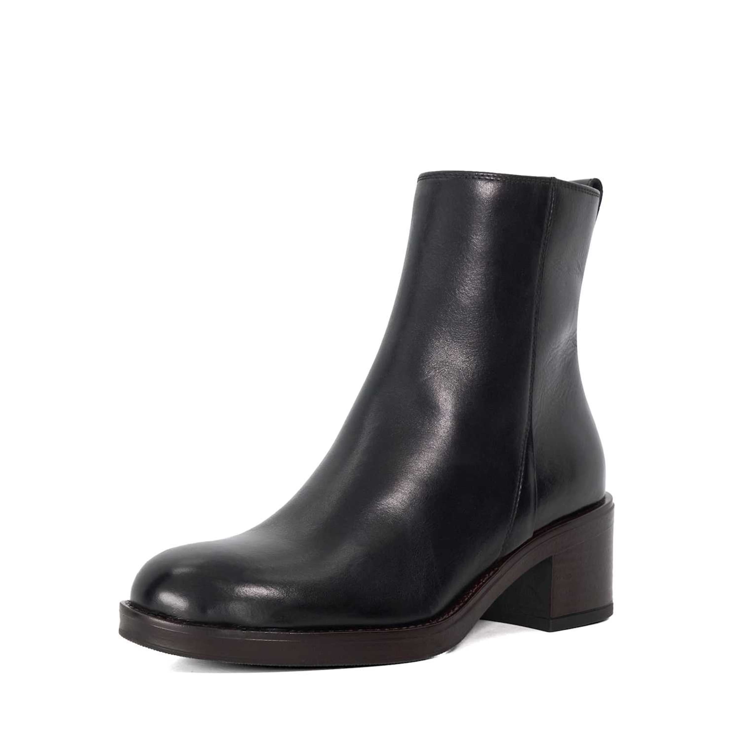 Bottines 'Peline' Dune LONDON en noir : devant