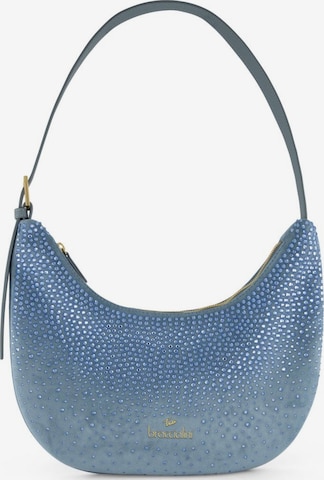 Braccialini - Bolso de hombro 'Beth Strass' en azul: frente
