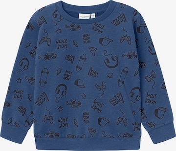 NAME IT Sweatshirt 'VIFELIX' in Blue: front