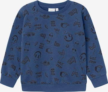 NAME IT - Sweatshirt 'VIFELIX' em azul: frente