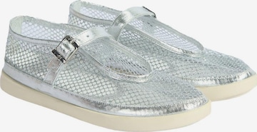 Desa Classic Flats 'Beleg' in Silver: front