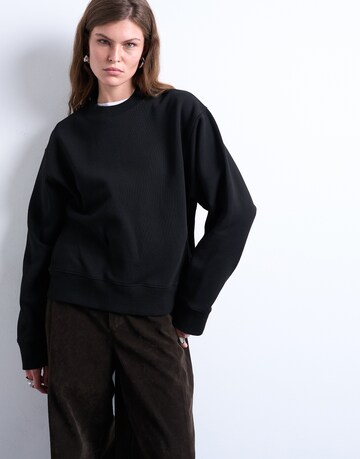 TOPSHOP Свитшот в Черный: спереди