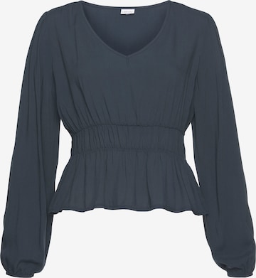 LASCANA Blouse in Blue: front