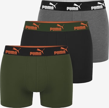 Boxers PUMA en vert : devant