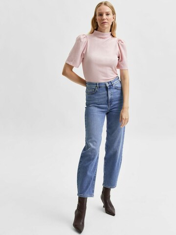 SELECTED FEMME Tapered Jeans 'Karla' in Blue