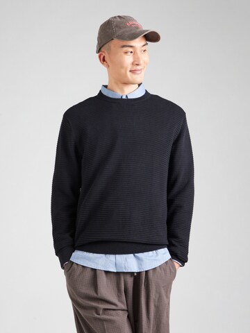 JACK & JONES Tröja 'JJOTTO' i svart: framsida