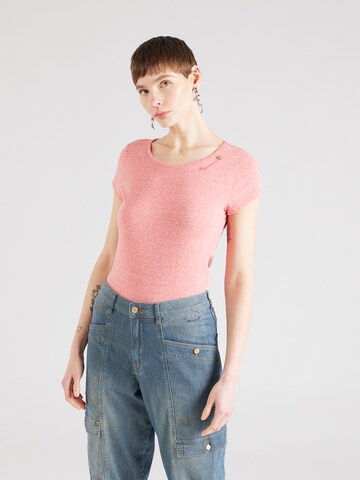 Ragwear T-Shirt 'MINTT' in Pink: Vorderseite