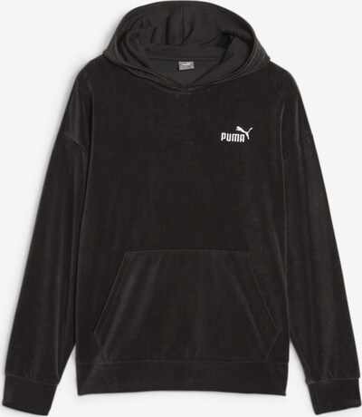 PUMA Sweatshirt em preto / branco, Vista do produto