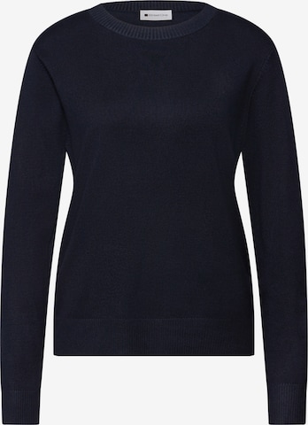 STREET ONE Пуловер в синьо: отпред