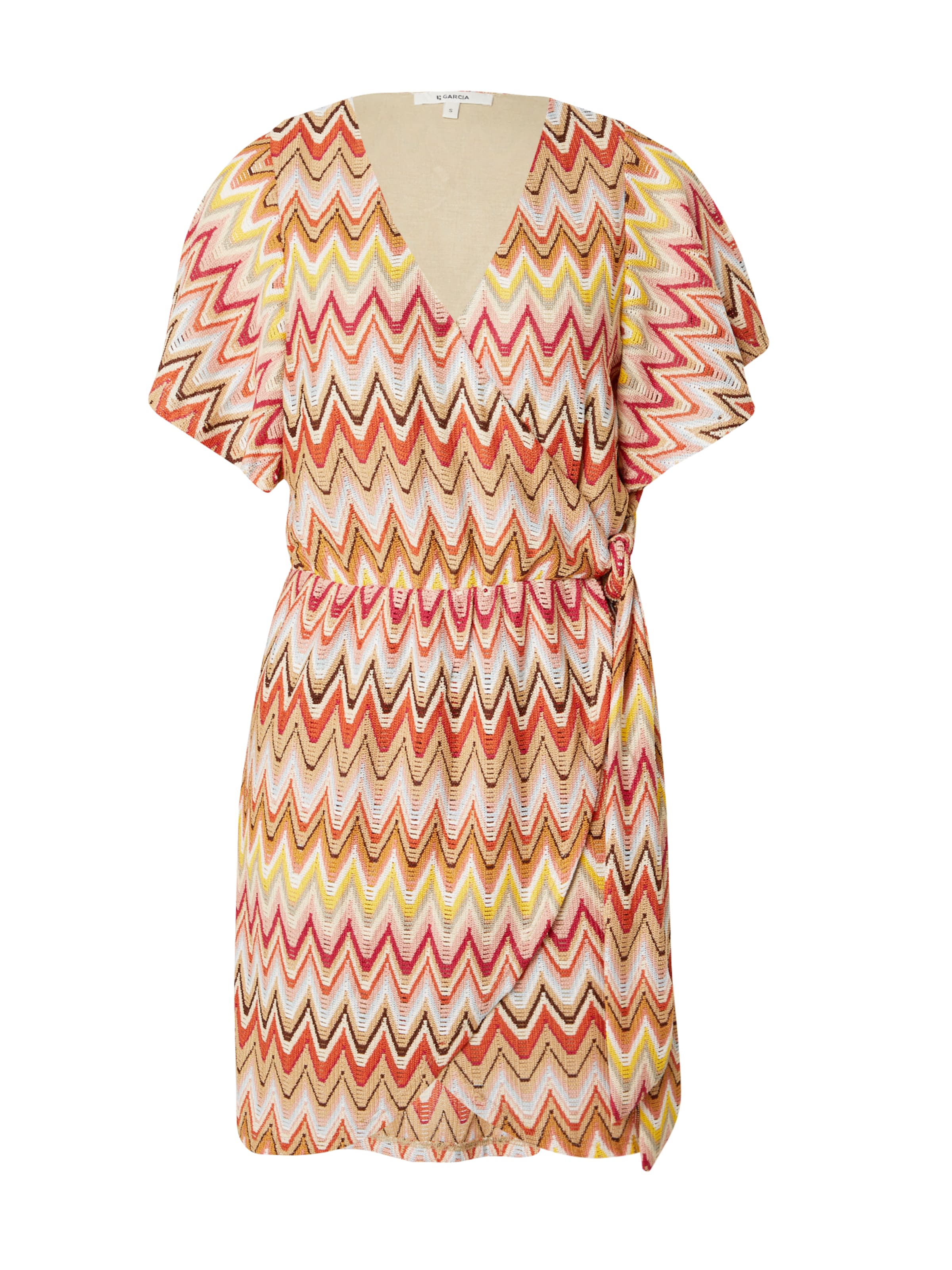 Robes en maille GARCIA en orange : devant